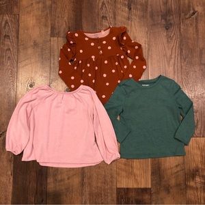 3T Girls Longsleeve Tees and Sweater
